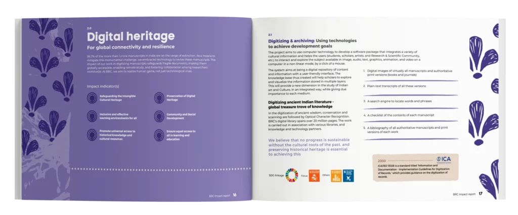 BRC Impact Report on Intangible Cultural Heritage Preservation and digital Restoration