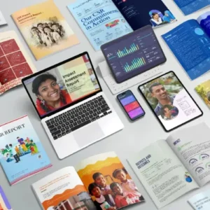 NGO Annual Report Design Services by Slate of Swan in India
