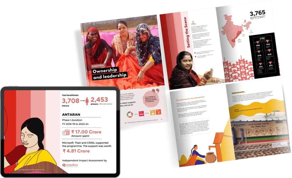 CSR Annual Report Design by Slate of Swan