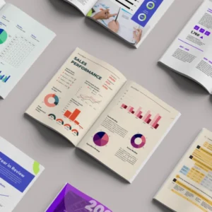 Designing Annual Reports by Slate of Swan, Kolkata India - A creative communication agency