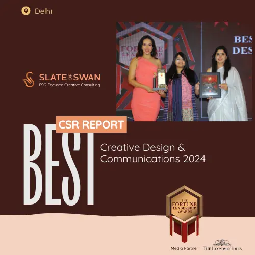 Slate of Swan receives Best CSR Report Design Award at Fortune Leadership Awards 2024